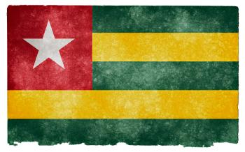 Togo Grunge Flag
