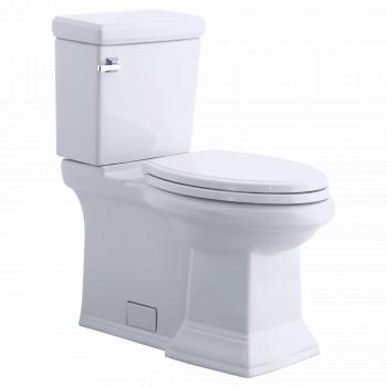 Town Square Right Height Elongated Toilet with Right Hand Trip Lever ...