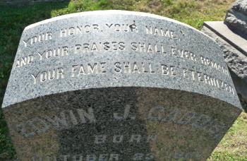 The Tombstone That Stopped Me In My Tracks