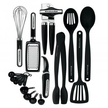 Amazon.com: KitchenAid KC448BXOBA 17-Piece Tools and Gadget Set ...