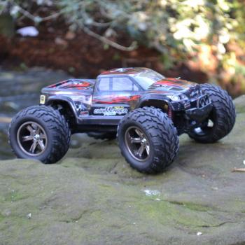 Large Remote Control RC Kids Big Wheel Toy Car Monster Truck - 2.4 ...