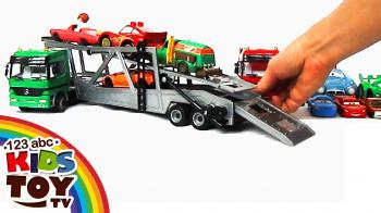 Сar transporters Car for KIDS. TOYS = ☺123abc Kids Toy TV ...