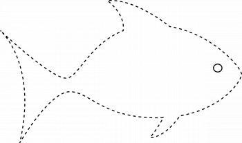 Trace or cut out and color the fish Icons PNG - Free PNG and Icons ...