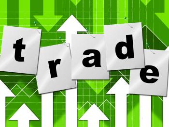 Trading Trade Means Selling Import And Buying