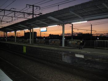 Train Statin Sunset