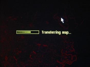 Transfering map screen