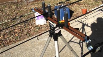 Rod and Reel Tripod - Rests Made From Old Camera Tripods - YouTube