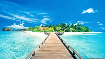 tropical beach night wallpaper | The Most Beautiful Beach Wallpapers ...