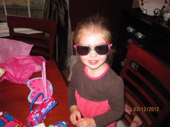 David and Amanda Creason: Trying on her cool new shades