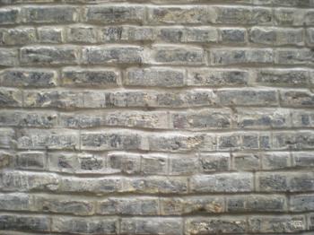 Tuckpointed Horizontal Light Brick Wall