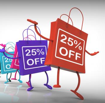 Twenty-five Percent Off Bags Show 25 Sales