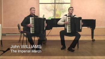 John Williams - The Imperial March (TWO ACCORDIONS) - YouTube