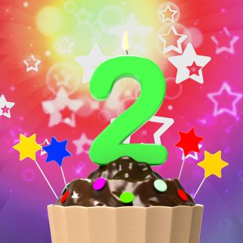 Two Second Indicates Birthday Party And 2