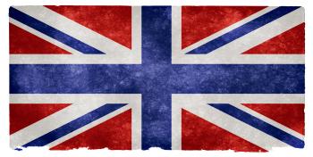 UK Grunge Flag - Inverted