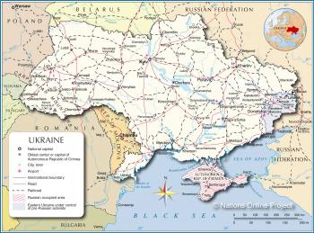 Political Map of Ukraine - Nations Online Project