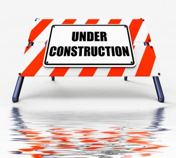 Under Construction Sign Displays Partially Insufficient Construct