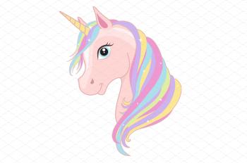 Unicorn head. Magic sweet horse. ~ Graphics ~ Creative Market