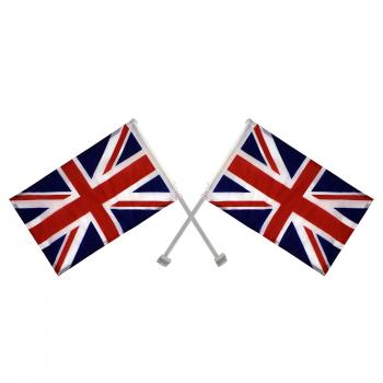 2 x Union Jack Window Car Flag United Kingdom Great Britain England ...