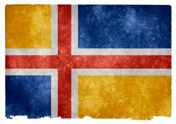 United Scandinavia Grunge Flag