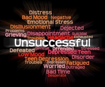 Unsuccessful Word Shows In Vain And Abortive