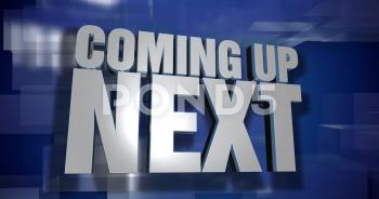 Dynamic Coming Up Next News Transition and Title Page Background ...