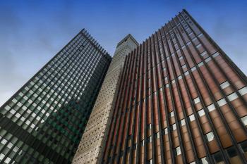 Free picture: window, building, facade, blue sky, modern ...