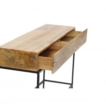 The Urban Port Industrial Style Console Table With Two Drawers ...
