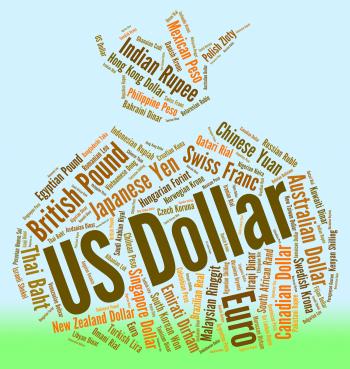 Us Dollar Shows Forex Trading And America