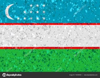 uzbekistan flag grunge illustration — Stock Vector © noche0 #152494638