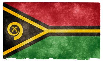 Vanuatu Grunge Flag