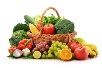 Generous Fruit and Vegetable Basket for delivery in Ukraine - Gifts ...