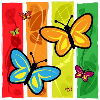 Vibrant Butterflies and Nature