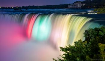 Wallpaper Niagara Falls, Colorful, Vibrant, Canada, 5K, World, #9256