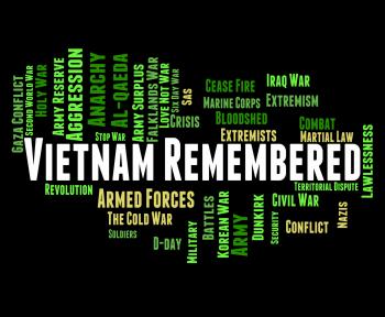 Vietnam Remembered Indicates North Vietnamese Army And America