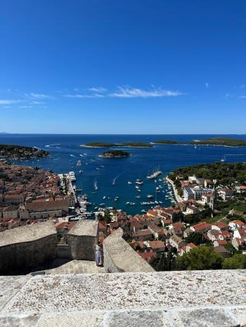 View of Hvar in Croatia