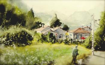 Village landscape - YouTube