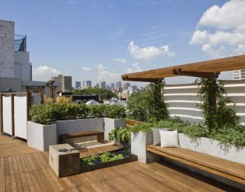 East Village Roof Garden Modern Home in New York, New York by ...
