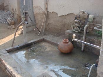 Village water pump