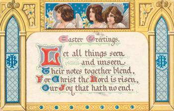 Vintage Easter Greeting Card