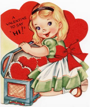 Free Vintage Image A Valentine To Say Hi! | Old Design Shop Blog