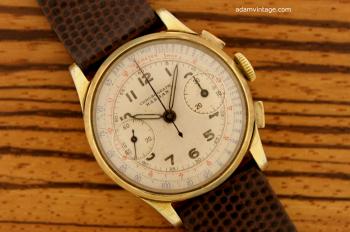 Harman Chronograph Vintage 1950s Rare Caliber Valjoux 23