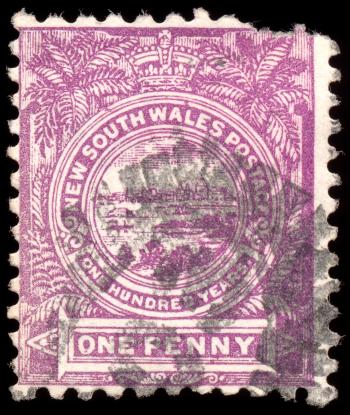 Violet View of Sydney Stamp