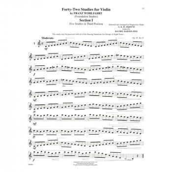 Franz Wohlfahrt Foundation Studies for the Violin, Book 2 | SHAR ...