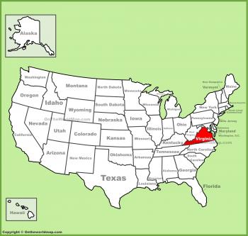 Virginia State Maps | USA | Maps of Virginia (VA) ﻿