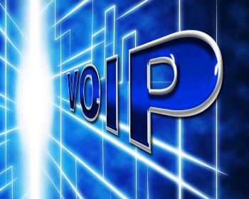 Voip Telephony Indicates Voice Over Broadband And Protocol