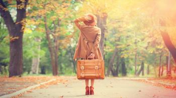 Beautiful Girl Walking on Road Lonely Ultra HD Computer desktop ...