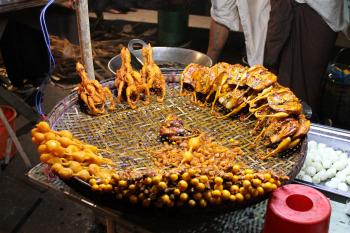 Do You Want Some Food Birdie? – Street Food of Burma | PinkyBinks