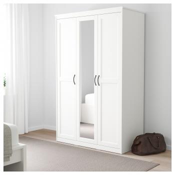 SONGESAND Wardrobe - white - IKEA