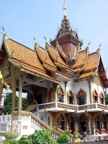 Wat Bupparam Buddhist temple, Thailand