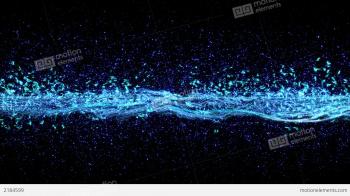 Loopable Background Blue Light Beam Stock Animation | 2184599